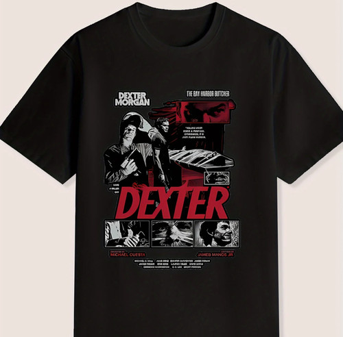 Dexter morgan graphic - dexter, t-shirt